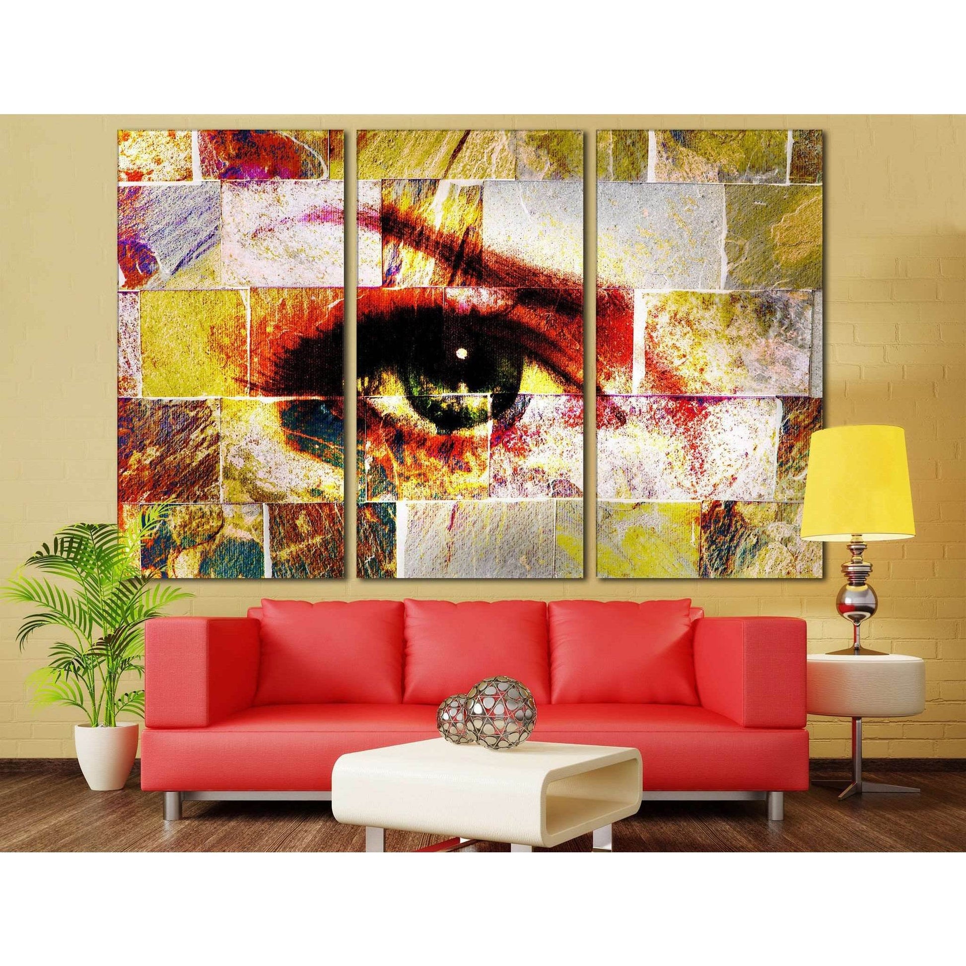 Abstract Eye №839 Ready to Hang Canvas PrintCanvas art arrives ready to hang, with hanging accessories included and no additional framing required. Every canvas print is hand-crafted, made on-demand at our workshop and expertly stretched around 100% North
