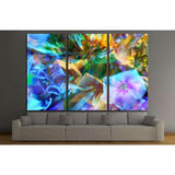 abstract flower background №1348 Ready to Hang Canvas Print