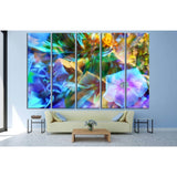 abstract flower background №1348 Ready to Hang Canvas Print