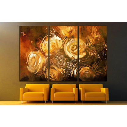 abstract flowers vintage style №1345 Ready to Hang Canvas PrintCanvas art arrives ready to hang, with hanging accessories included and no additional framing required. Every canvas print is hand-crafted, made on-demand at our workshop and expertly stretche