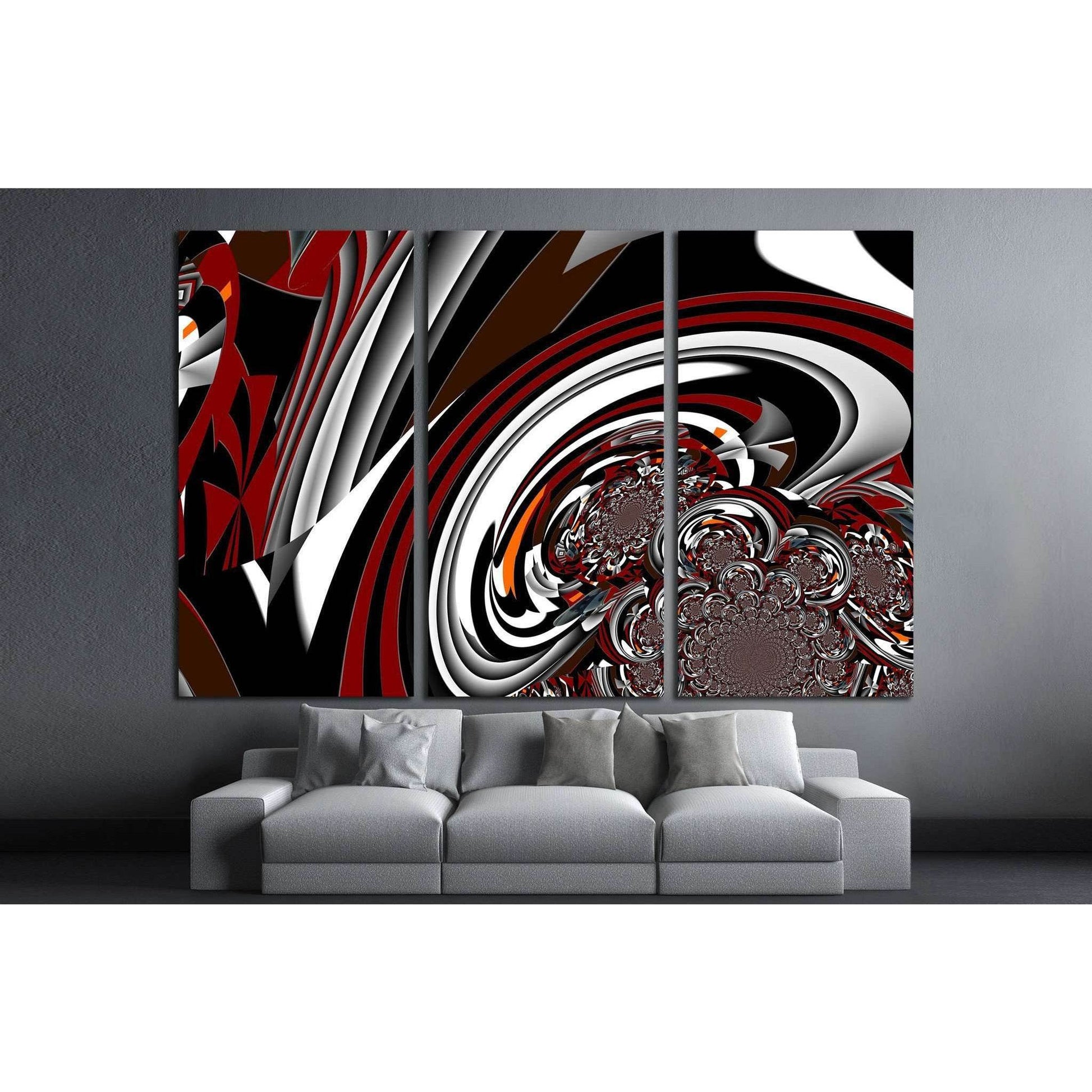 Abstract illustration background graphic design №1594 Ready to Hang Canvas Print - Zellart Canvas Prints ALL_Products, s-1594