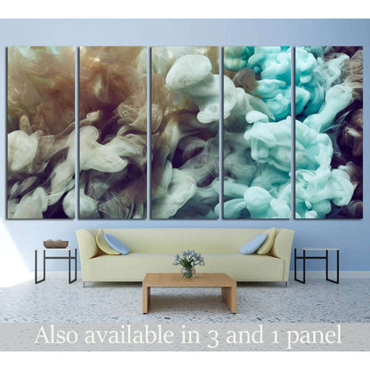 Abstract ink splash №1081 Ready to Hang Canvas Print - Zellart Canvas Prints ALL_Products, s-1081