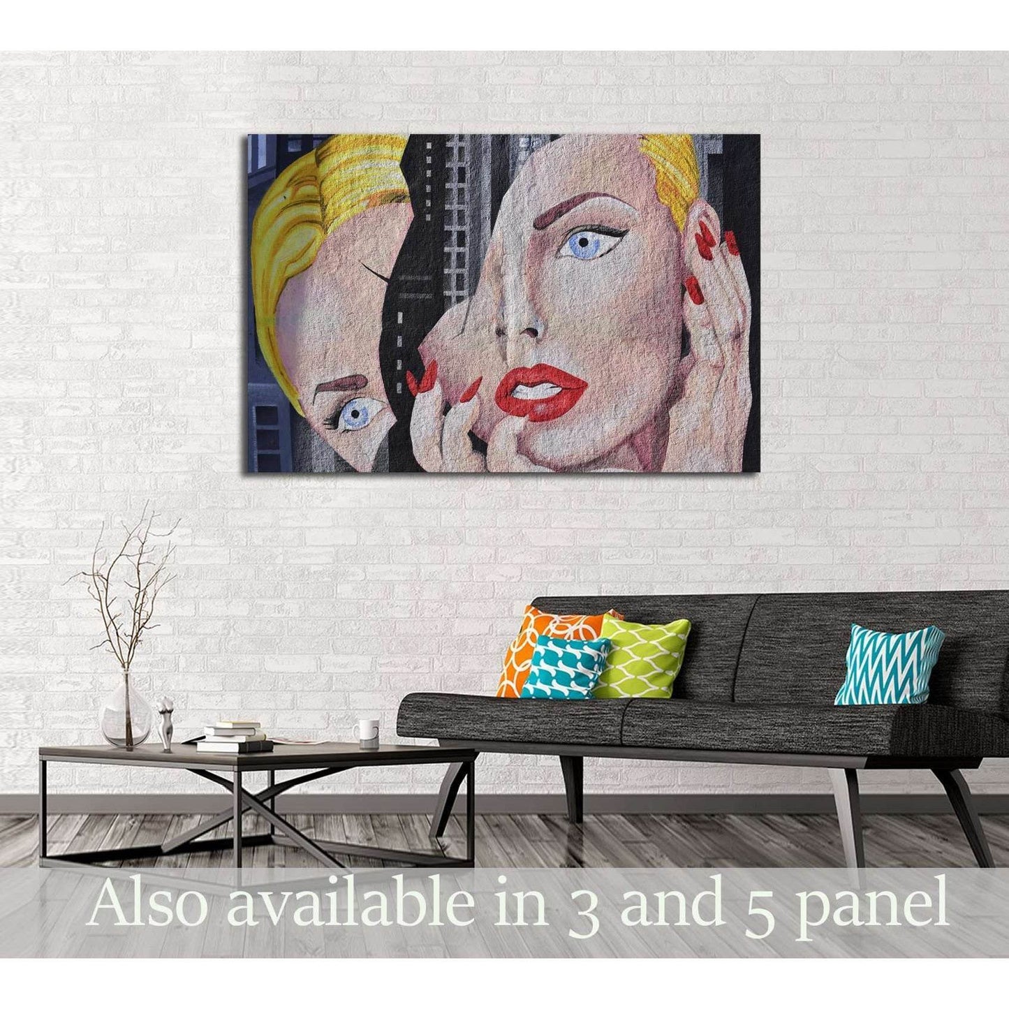 Abstract pop art №3308 Ready to Hang Canvas PrintCanvas art arrives ready to hang, with hanging accessories included and no additional framing required. Every canvas print is hand-crafted, made on-demand at our workshop and expertly stretched around 100%