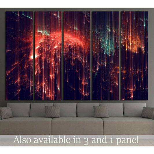 Abstract shapes made of fractal textures. №2548 Ready to Hang Canvas PrintCanvas art arrives ready to hang, with hanging accessories included and no additional framing required. Every canvas print is hand-crafted, made on-demand at our workshop and expert