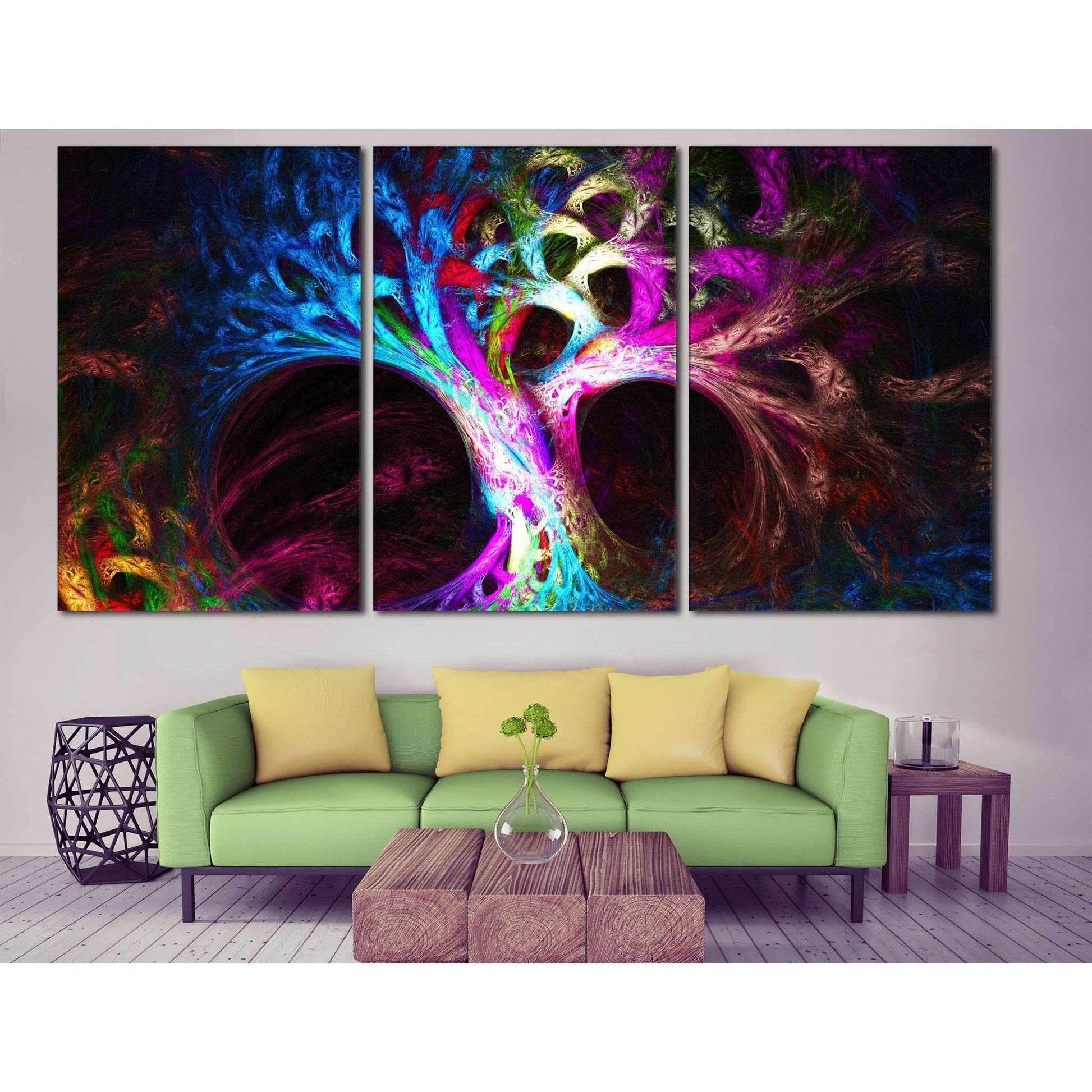 Abstract Tree №841 Ready to Hang Canvas PrintCanvas art arrives ready to hang, with hanging accessories included and no additional framing required. Every canvas print is hand-crafted, made on-demand at our workshop and expertly stretched around 100% Nort