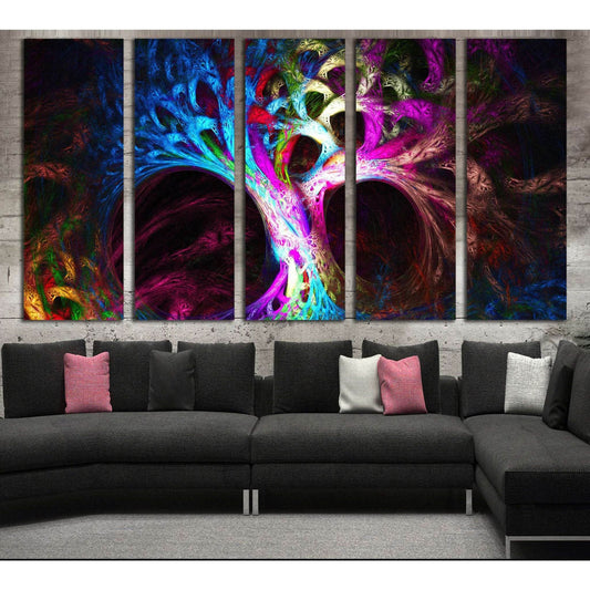 Abstract Tree №841 Ready to Hang Canvas PrintCanvas art arrives ready to hang, with hanging accessories included and no additional framing required. Every canvas print is hand-crafted, made on-demand at our workshop and expertly stretched around 100% Nort