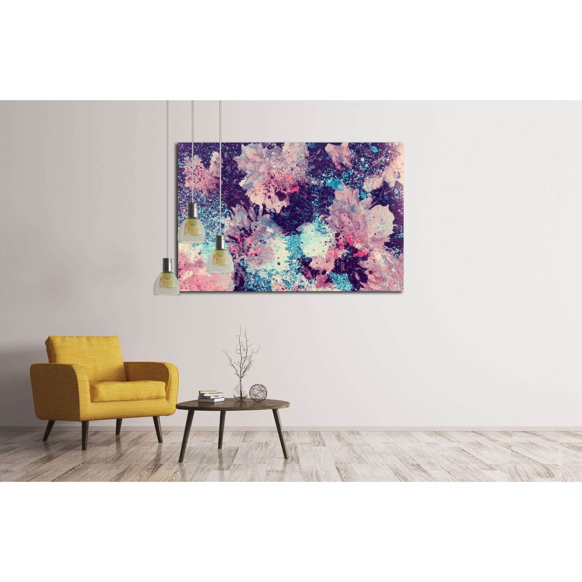 abstract watercolor flower background. hand made drawing. impressionism style. №2534 Ready to Hang Canvas PrintCanvas art arrives ready to hang, with hanging accessories included and no additional framing required. Every canvas print is hand-crafted, made