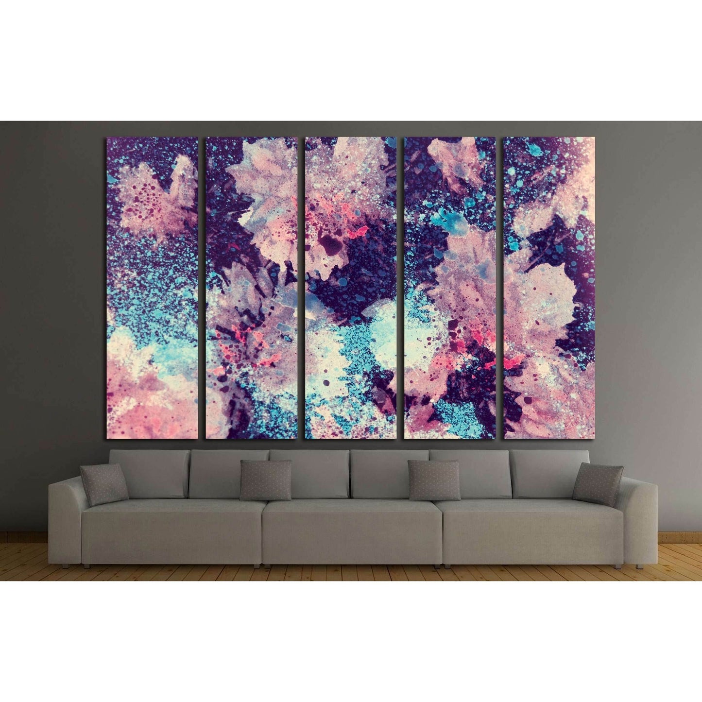 abstract watercolor flower background. hand made drawing. impressionism style. №2534 Ready to Hang Canvas PrintCanvas art arrives ready to hang, with hanging accessories included and no additional framing required. Every canvas print is hand-crafted, made