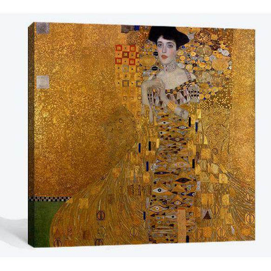Adele Bloch-Bauer I, 1907 - Ready to Hang Canvas Print - Zellart Canvas Prints 000Negative, 6222, ALL_Products