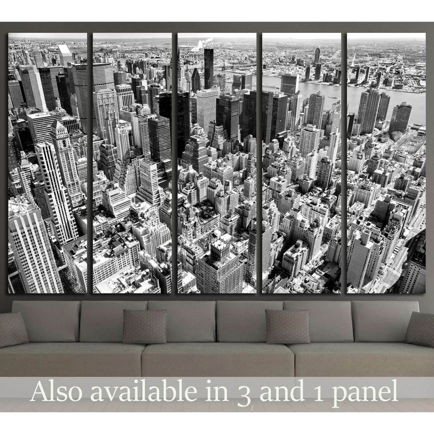 Aerial view of Manhattan, New York City. USA. №2621 Ready to Hang Canvas PrintCanvas art arrives ready to hang, with hanging accessories included and no additional framing required. Every canvas print is hand-crafted, made on-demand at our workshop and ex