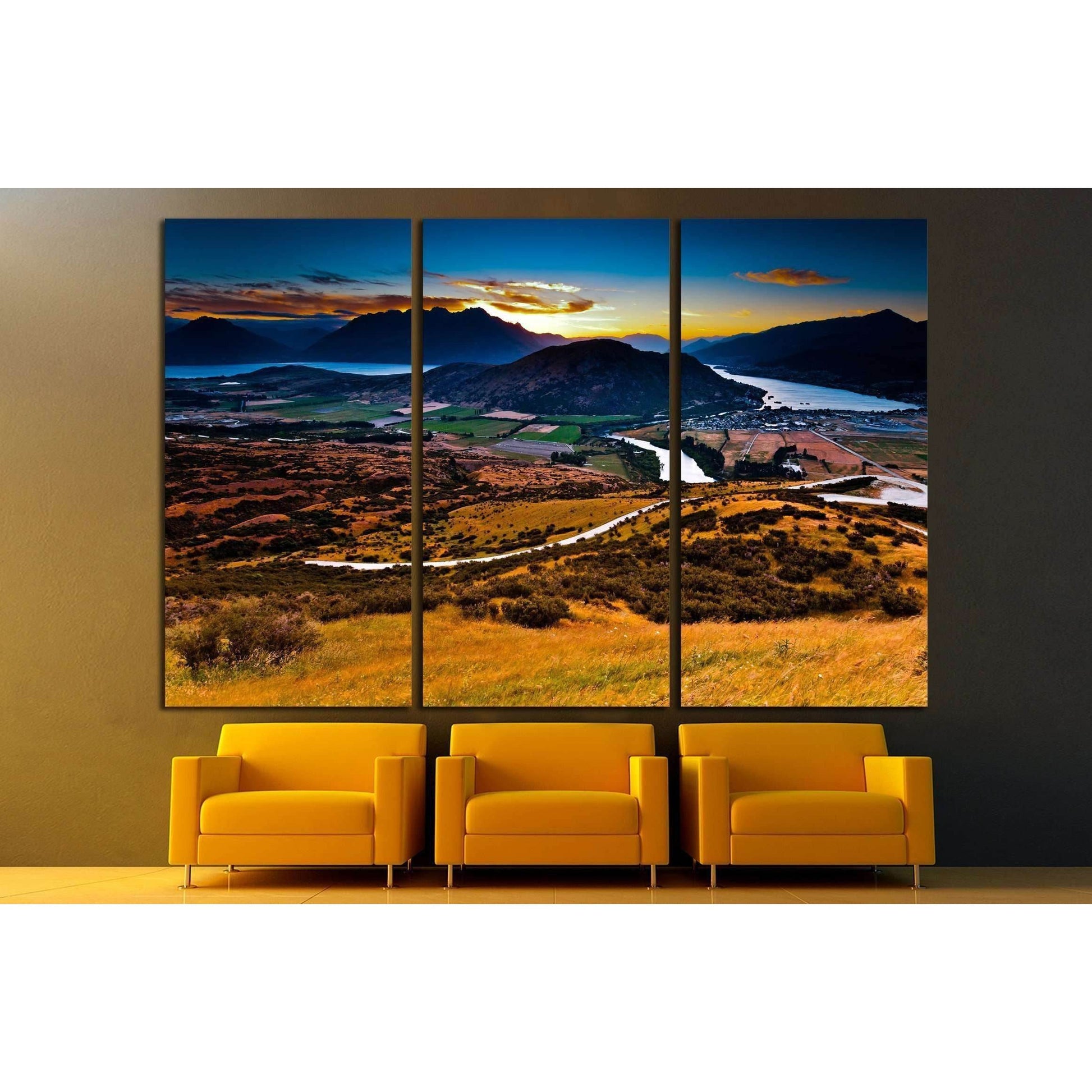 Aerial view of Queenstown, New Zealand №2503 Ready to Hang Canvas PrintCanvas art arrives ready to hang, with hanging accessories included and no additional framing required. Every canvas print is hand-crafted, made on-demand at our workshop and expertly