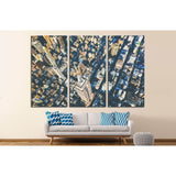 Aerial view of the skyscrapers of Midtown Manhattan New York City №2014 Ready to Hang Canvas Print