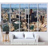 Aerial view of the Toronto skyline №2045 Ready to Hang Canvas Print