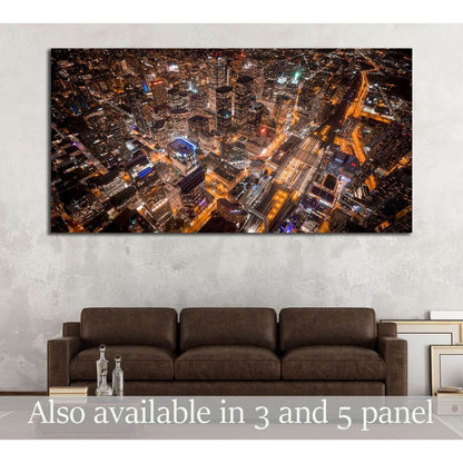 Aerial view of Toronto city at night №2060 Ready to Hang Canvas PrintCanvas art arrives ready to hang, with hanging accessories included and no additional framing required. Every canvas print is hand-crafted, made on-demand at our workshop and expertly st