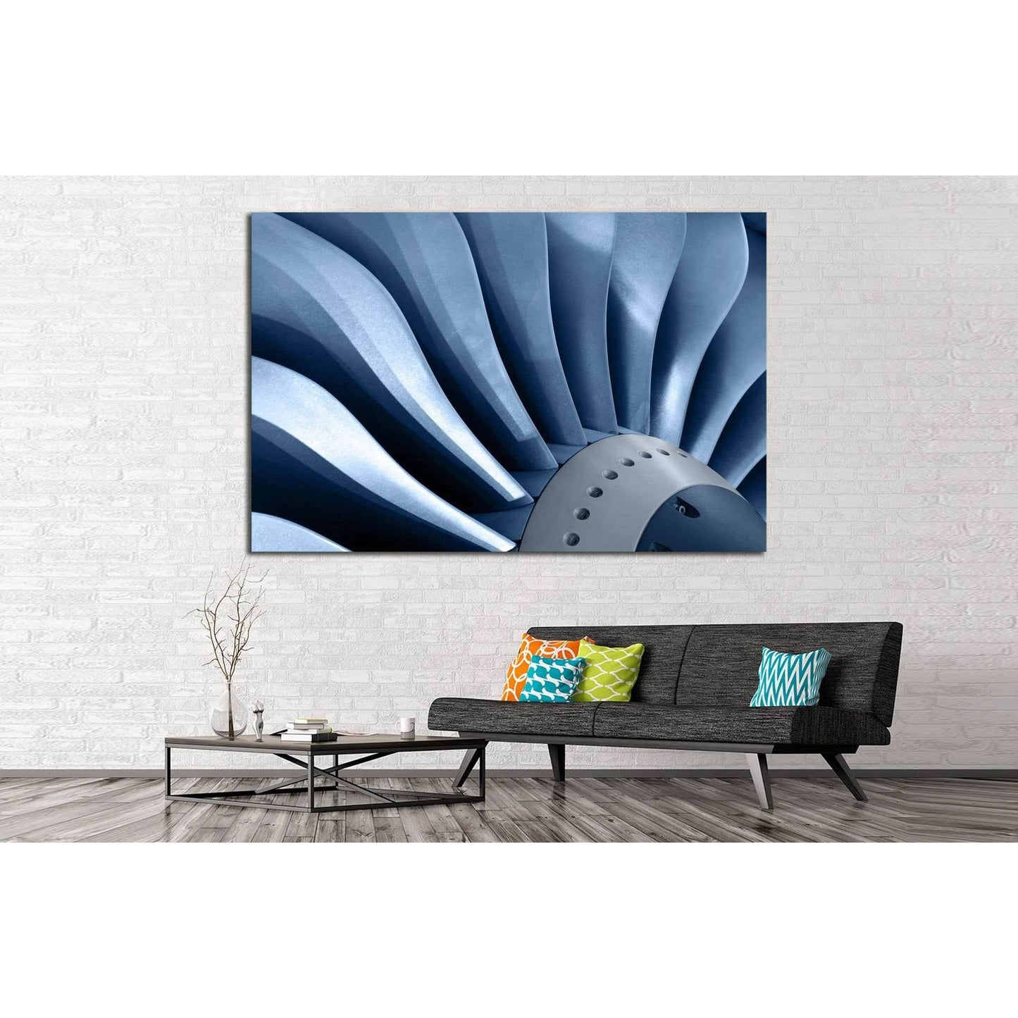 Air Turbine №170 Ready to Hang Canvas Print - Zellart Canvas Prints ALL_Products, wd-170