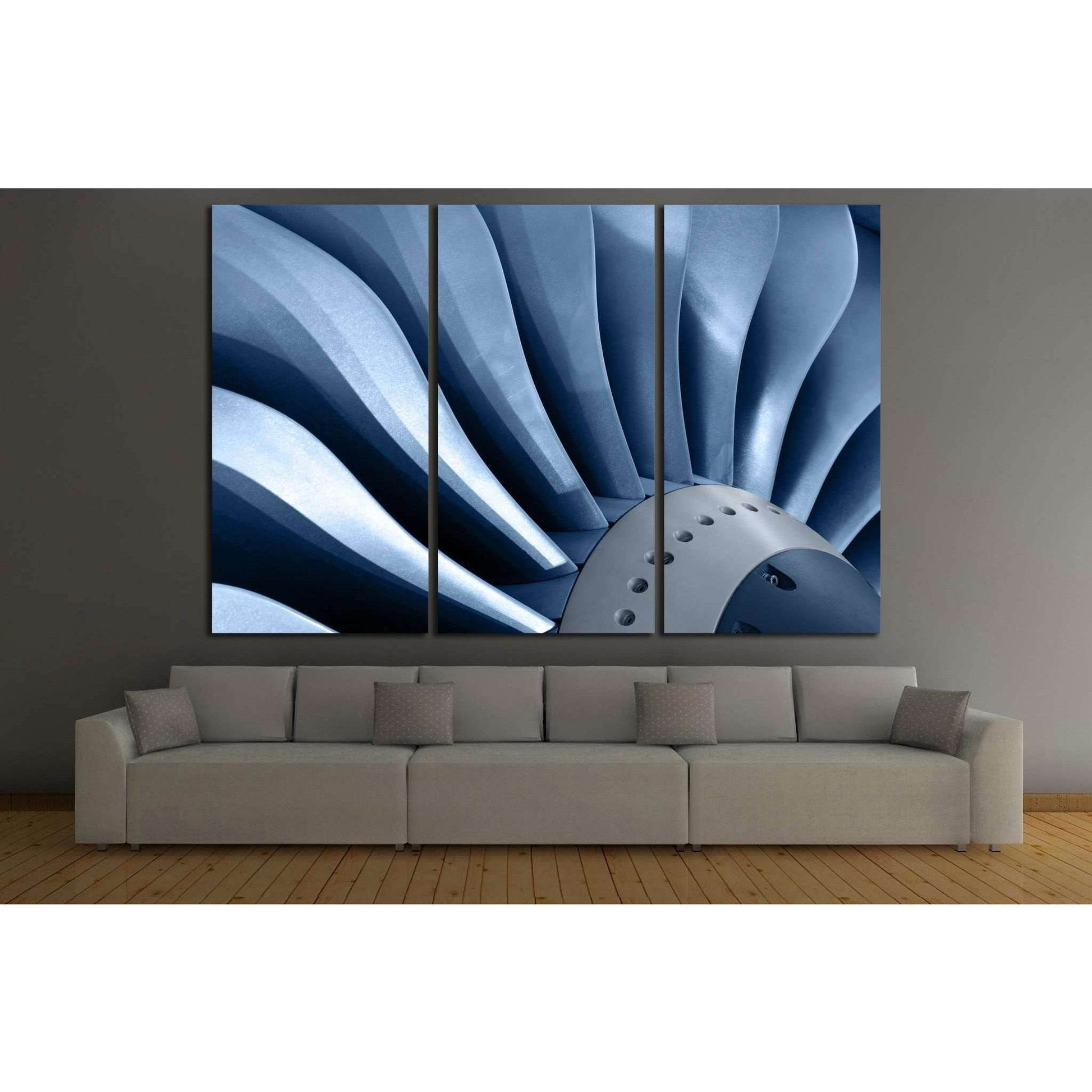 Air Turbine №170 Ready to Hang Canvas Print - Zellart Canvas Prints ALL_Products, wd-170