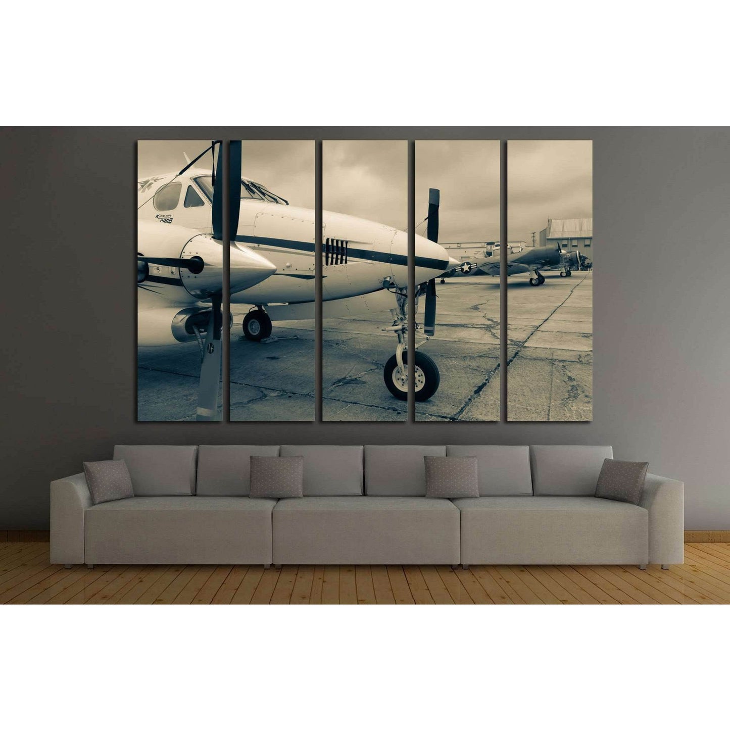 Aircraft №147 Ready to Hang Canvas PrintCanvas art arrives ready to hang, with hanging accessories included and no additional framing required. Every canvas print is hand-crafted, made on-demand at our workshop and expertly stretched around 100% North Ame