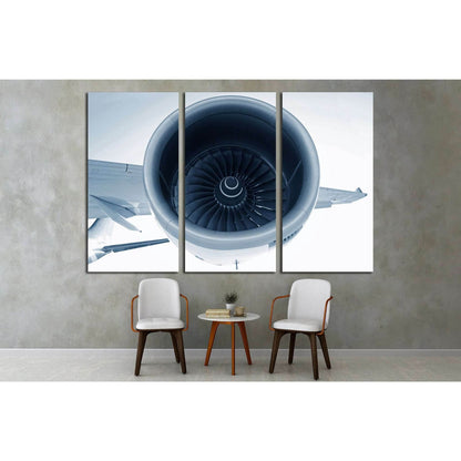 Aircraft Turbofan Jet Engine №1616 Ready to Hang Canvas PrintCanvas art arrives ready to hang, with hanging accessories included and no additional framing required. Every canvas print is hand-crafted, made on-demand at our workshop and expertly stretched