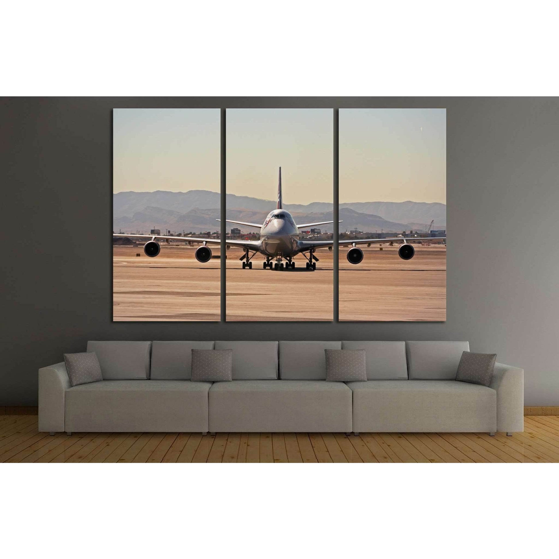 Airplane №145 Ready to Hang Canvas Print - Zellart Canvas Prints ALL_Products, wd-145