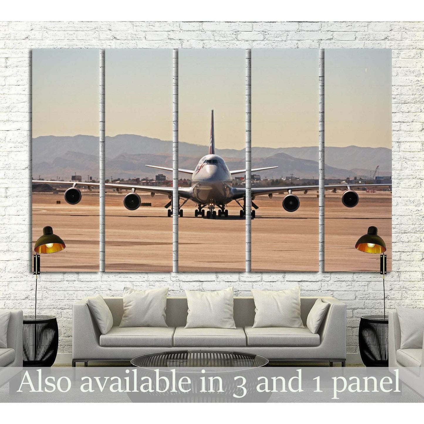 Airplane №145 Ready to Hang Canvas Print - Zellart Canvas Prints ALL_Products, wd-145