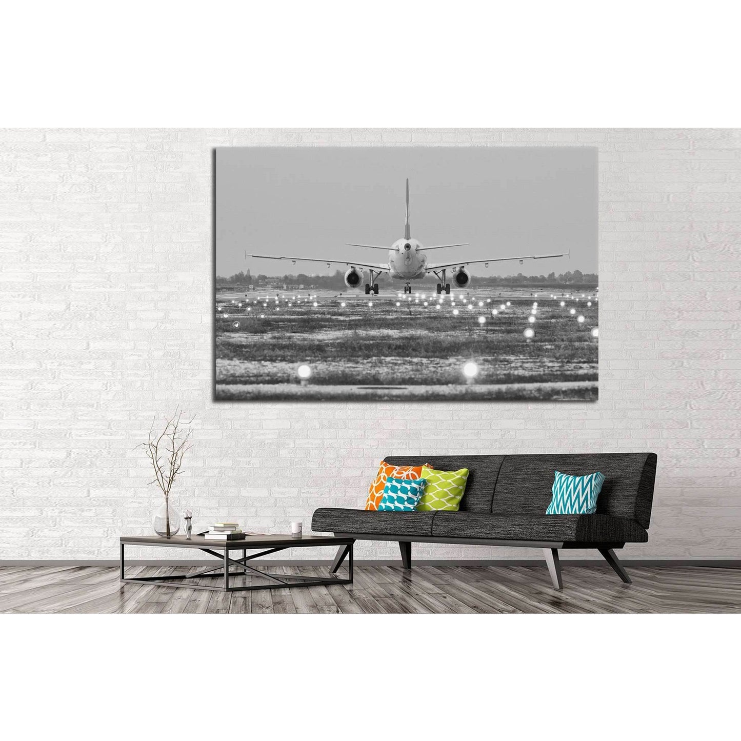 Airplane №148 Ready to Hang Canvas PrintCanvas art arrives ready to hang, with hanging accessories included and no additional framing required. Every canvas print is hand-crafted, made on-demand at our workshop and expertly stretched around 100% North Ame