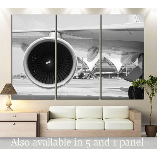 Airplane Turbine №171.1 Ready to Hang Canvas PrintCanvas art arrives ready to hang, with hanging accessories included and no additional framing required. Every canvas print is hand-crafted, made on-demand at our workshop and expertly stretched around 100%