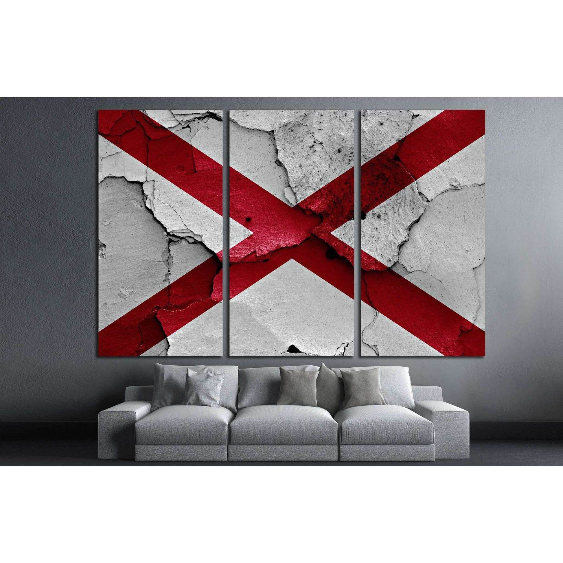 Alabama №653 Ready to Hang Canvas Print - Zellart Canvas Prints ALL_Products, s-653