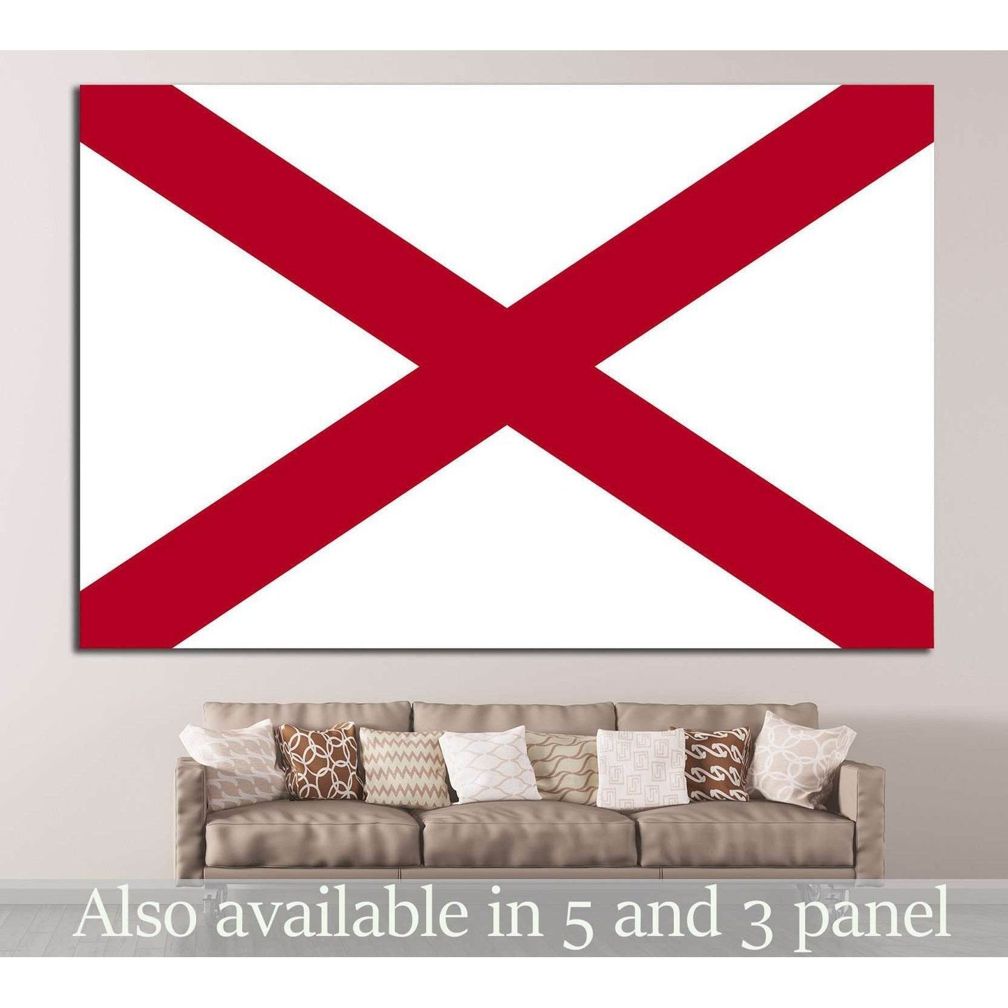 Alabama №673 Ready to Hang Canvas Print - Zellart Canvas Prints ALL_Products, s-673