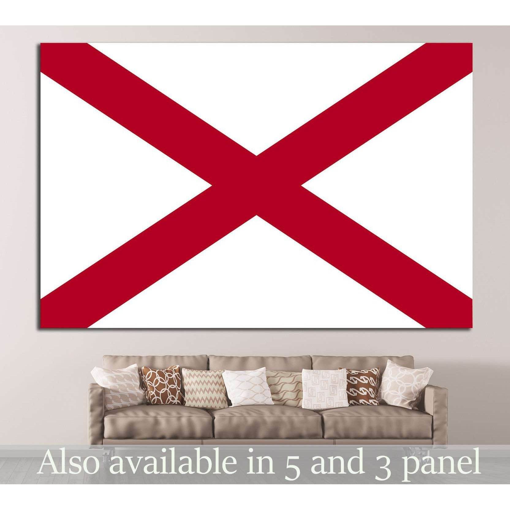 Alabama №673 Ready to Hang Canvas Print - Zellart Canvas Prints ALL_Products, s-673
