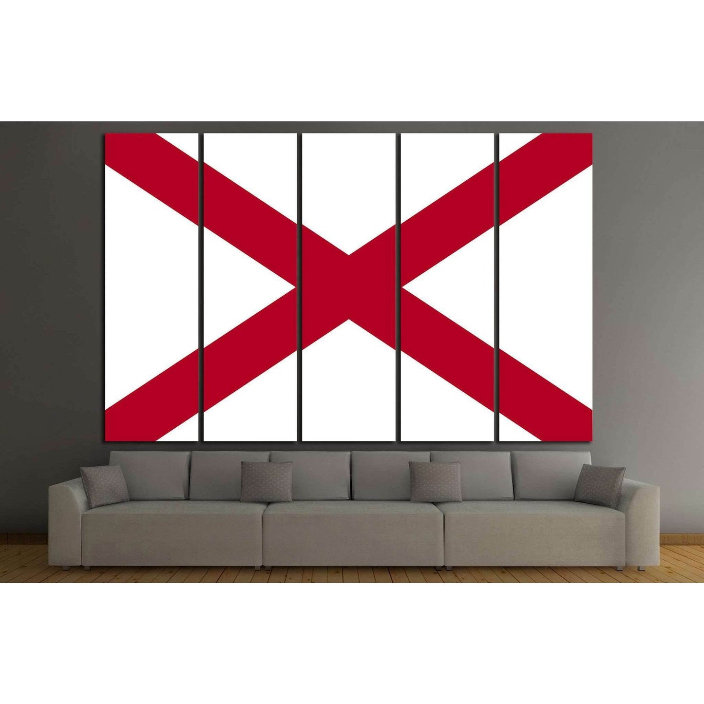 Alabama №673 Ready to Hang Canvas Print - Zellart Canvas Prints ALL_Products, s-673