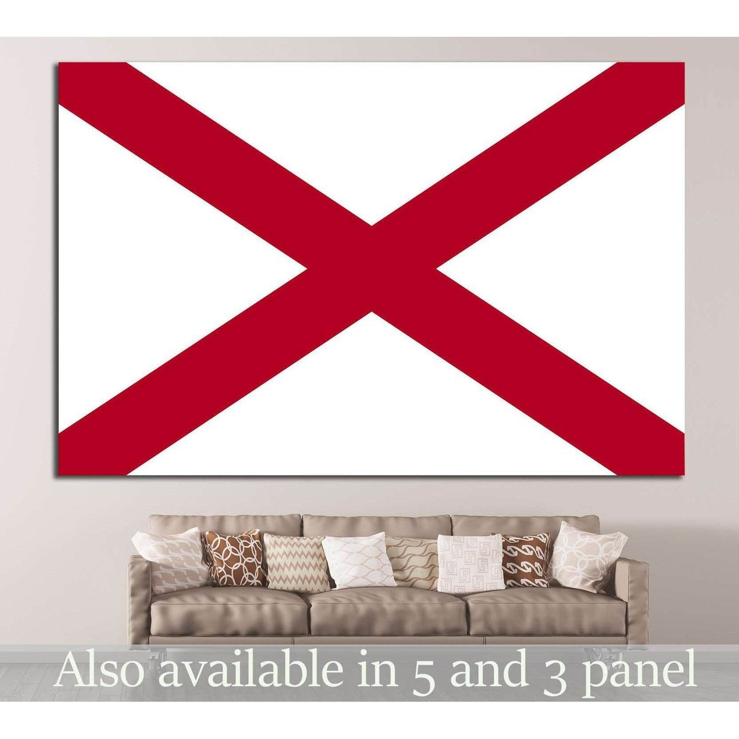 Alabama №673 Ready to Hang Canvas PrintCanvas art arrives ready to hang, with hanging accessories included and no additional framing required. Every canvas print is hand-crafted, made on-demand at our workshop and expertly stretched around 100% North Amer