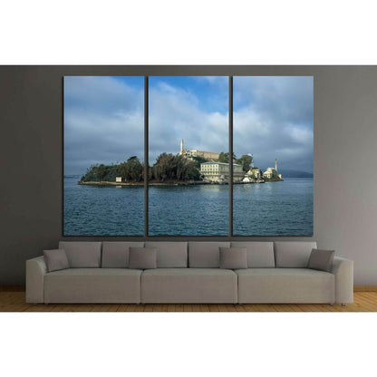 Alcatraz Island in San Francisco, USA №1945 Ready to Hang Canvas Print - Zellart Canvas Prints ALL_Products, s-1945