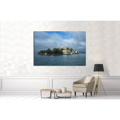 Alcatraz Island in San Francisco, USA №1945 Ready to Hang Canvas Print - Zellart Canvas Prints ALL_Products, s-1945