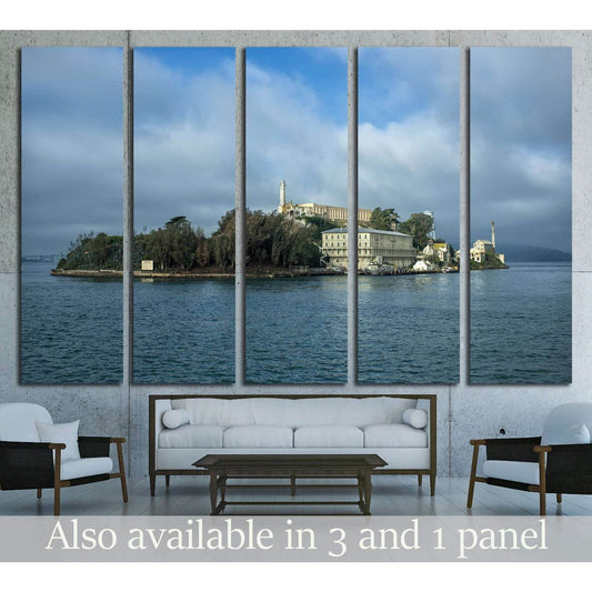 Alcatraz Island in San Francisco, USA №1945 Ready to Hang Canvas Print - Zellart Canvas Prints ALL_Products, s-1945