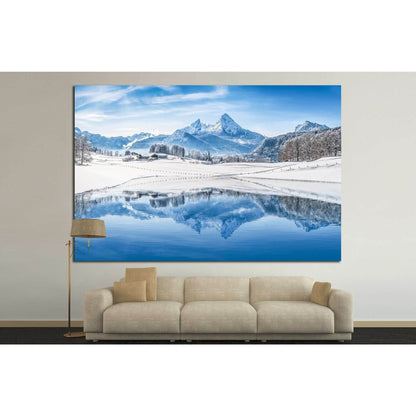 Alps with snowy mountain №23 Ready to Hang Canvas PrintCanvas art arrives ready to hang, with hanging accessories included and no additional framing required. Every canvas print is hand-crafted, made on-demand at our workshop and expertly stretched around