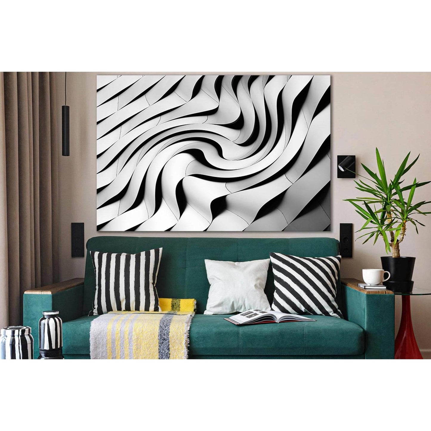 Amazing Abstract Architecture №SL1384 Ready to Hang Canvas Print - Zellart Canvas Prints 0new, ALL_Products, Architecture