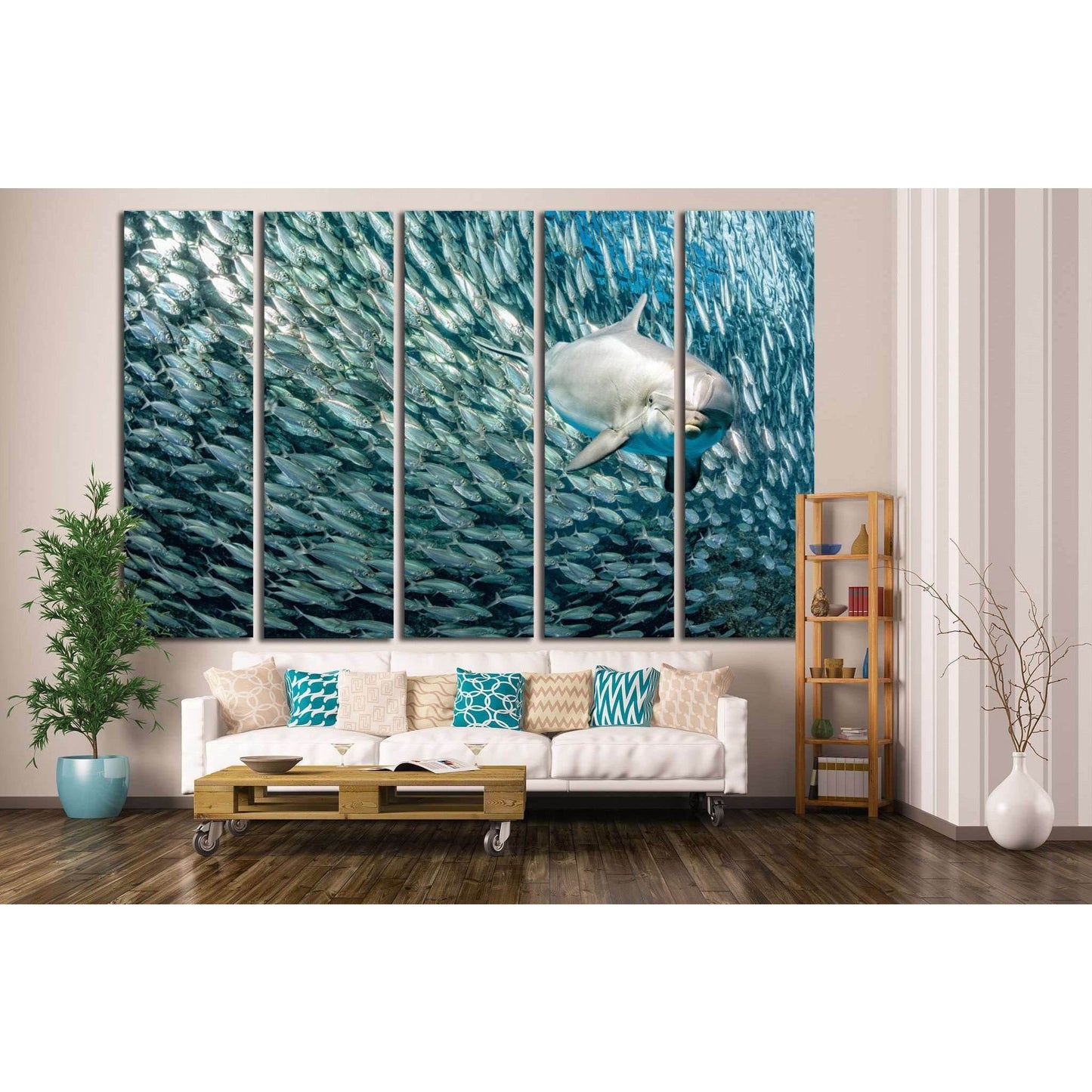 Amazing Dolphin №508 Ready to Hang Canvas PrintCanvas art arrives ready to hang, with hanging accessories included and no additional framing required. Every canvas print is hand-crafted, made on-demand at our workshop and expertly stretched around 100% No
