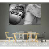 American Football Player №2111 Ready to Hang Canvas Print