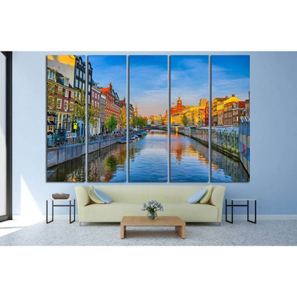 AMSTERDAM, HOLLAND №1187 Ready to Hang Canvas Print - Zellart Canvas Prints ALL_Products, s-1187