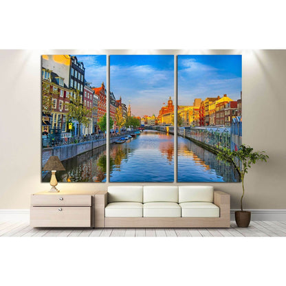 AMSTERDAM, HOLLAND №1187 Ready to Hang Canvas Print - Zellart Canvas Prints ALL_Products, s-1187