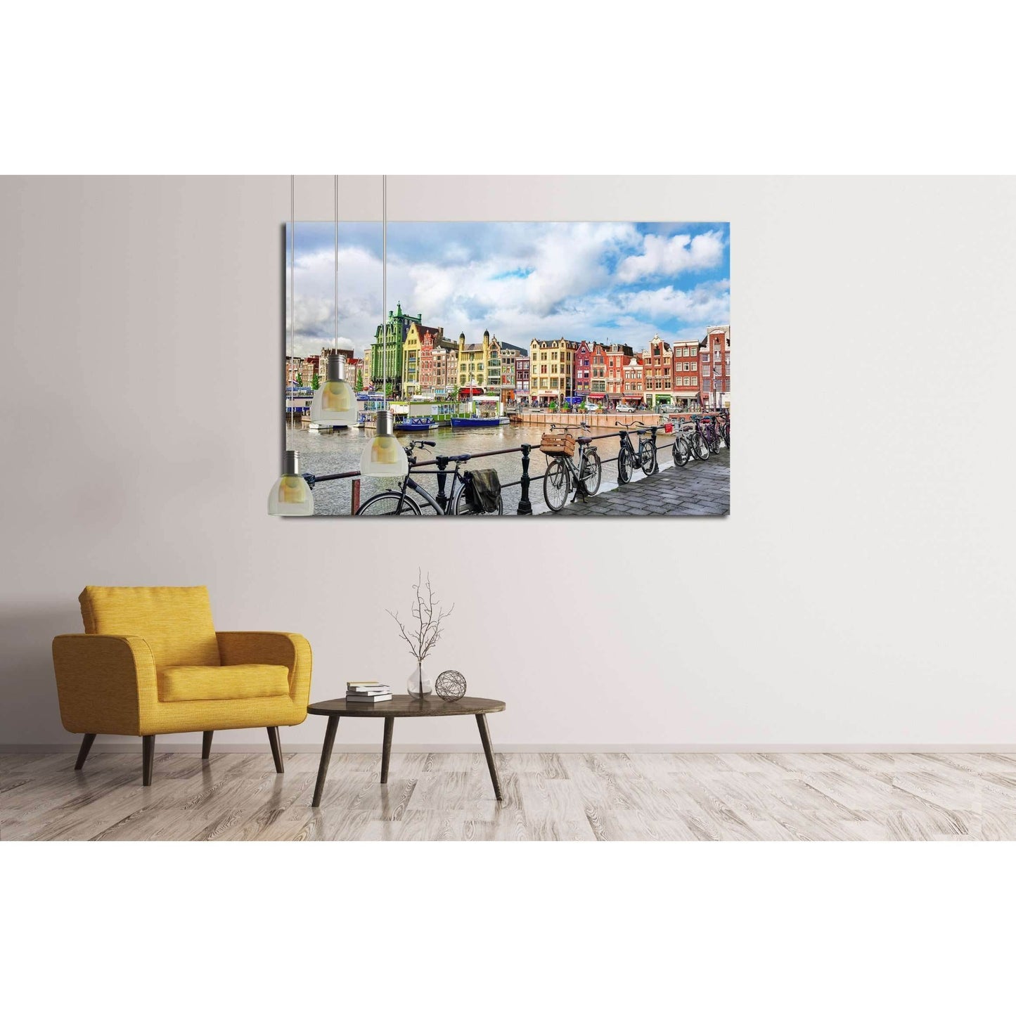 AMSTERDAM, NETHERLANDS №2188 Ready to Hang Canvas Print - Zellart Canvas Prints ALL_Products, s-2188