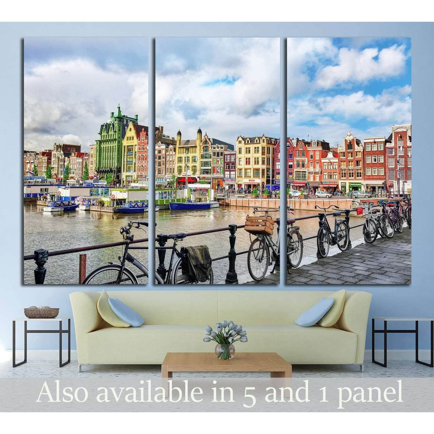 AMSTERDAM, NETHERLANDS №2188 Ready to Hang Canvas PrintCanvas art arrives ready to hang, with hanging accessories included and no additional framing required. Every canvas print is hand-crafted, made on-demand at our workshop and expertly stretched around