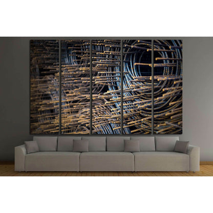 An Steel Bar rusty with Soft light №3241 Ready to Hang Canvas PrintCanvas art arrives ready to hang, with hanging accessories included and no additional framing required. Every canvas print is hand-crafted, made on-demand at our workshop and expertly stre