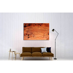 Ancient theater in Petra, Jordan №3144 Ready to Hang Canvas Print - Zellart Canvas Prints ALL_Products, s-3144