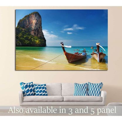 Andaman Sea, Thailand №643 Ready to Hang Canvas Print - Zellart Canvas Prints ALL_Products, s-643