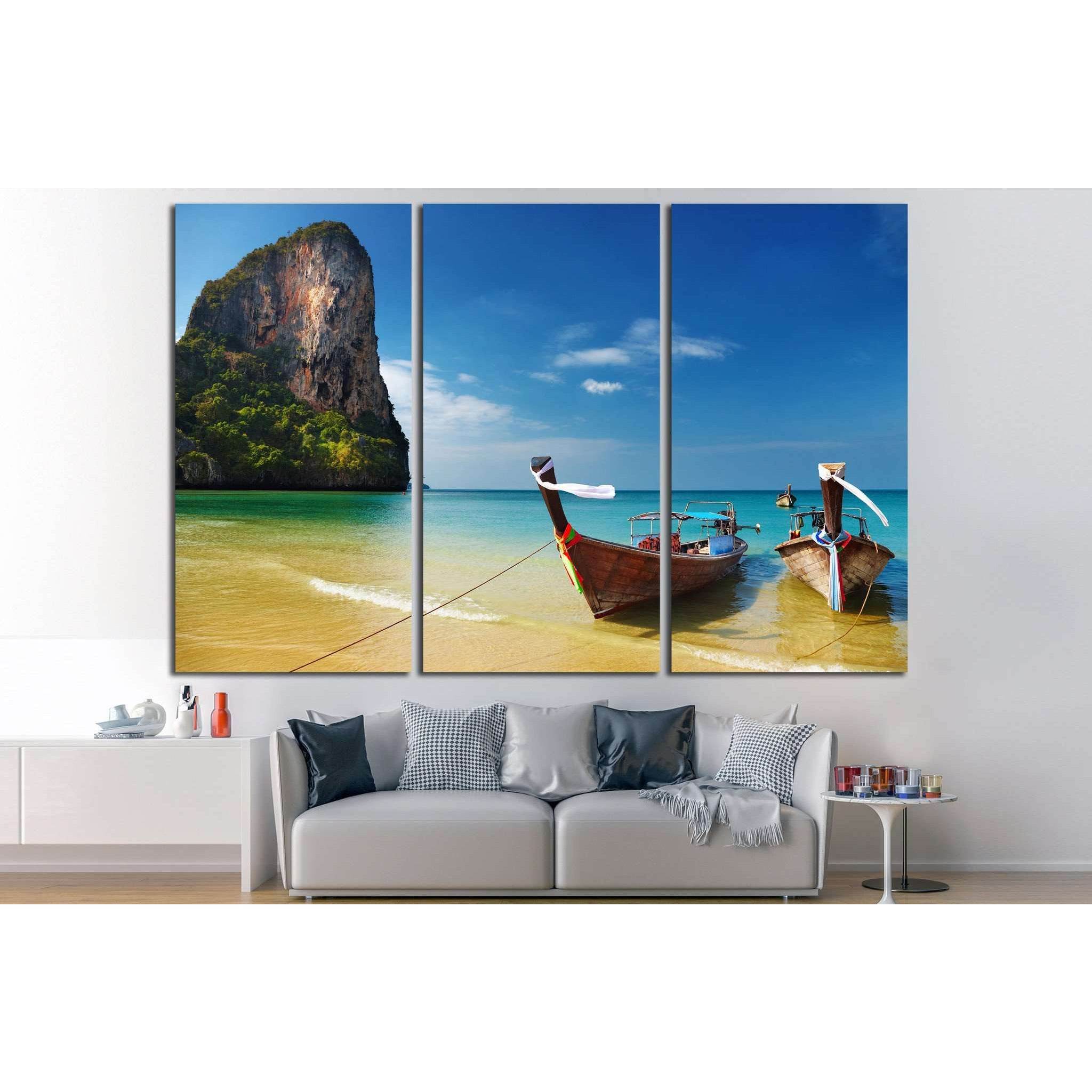 Andaman Sea, Thailand №643 Ready to Hang Canvas Print