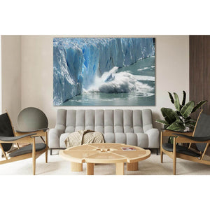Antarctic Melting Glacier №SL1310 Ready to Hang Canvas Print - Zellart Canvas Prints 0new, ALL_Products, Glacials