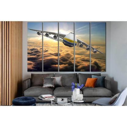 Antonov An 225 Mriya №SL1430 Ready to Hang Canvas Print - Zellart Canvas Prints 0new, ALL_Products, Engine