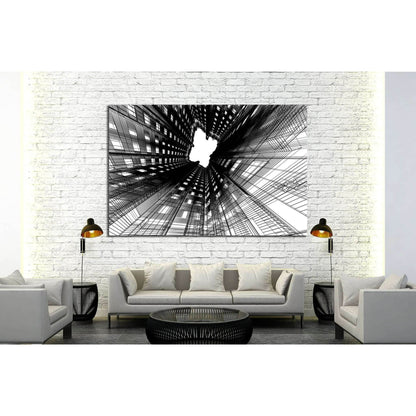 Architectural abstraction №1586 Ready to Hang Canvas PrintCanvas art arrives ready to hang, with hanging accessories included and no additional framing required. Every canvas print is hand-crafted, made on-demand at our workshop and expertly stretched aro