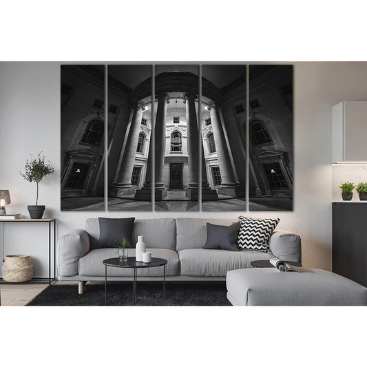 Architecture In Black And White №SL1367 Ready to Hang Canvas Print - Zellart Canvas Prints 0new, ALL_Products, Architecture